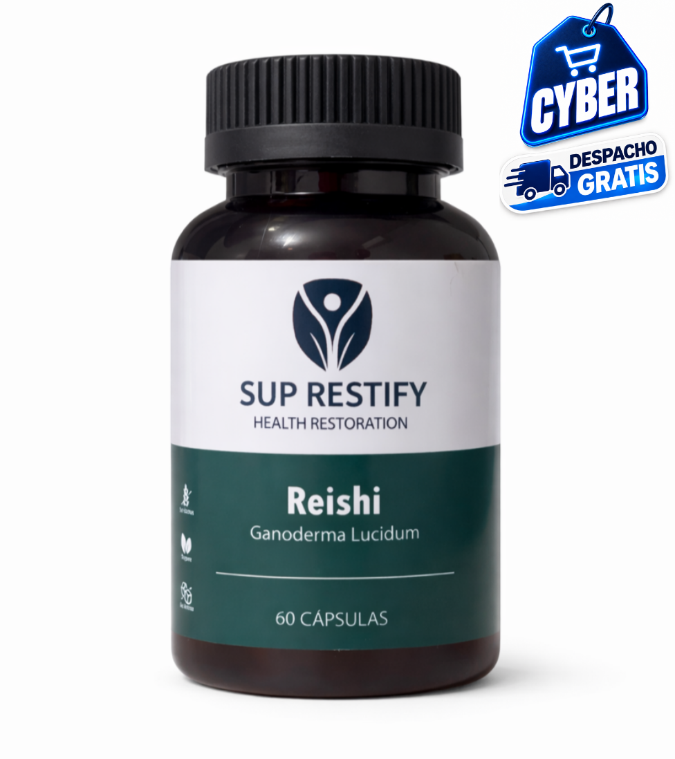 Reishi (Ganoderma lucidum) · 800 mg por dosis – 60 cápsulas