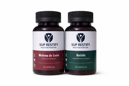Melena de León + Reishi - 60 cápsulas "Enfoque & Calma"