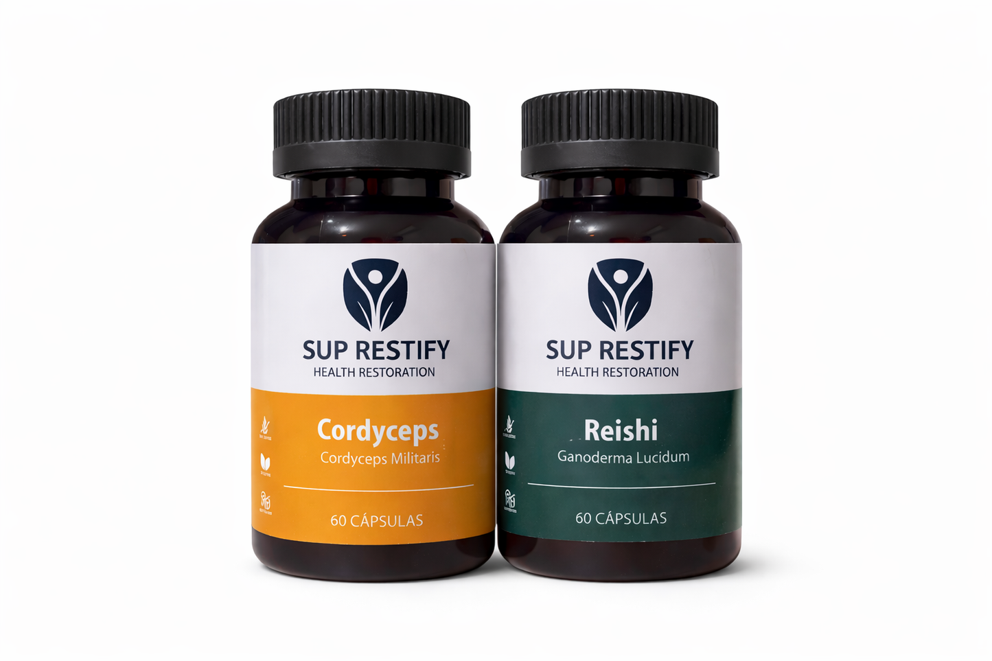 Cordyceps + Reishi - 60 cápsulas "Pack Energía & Resiliencia"