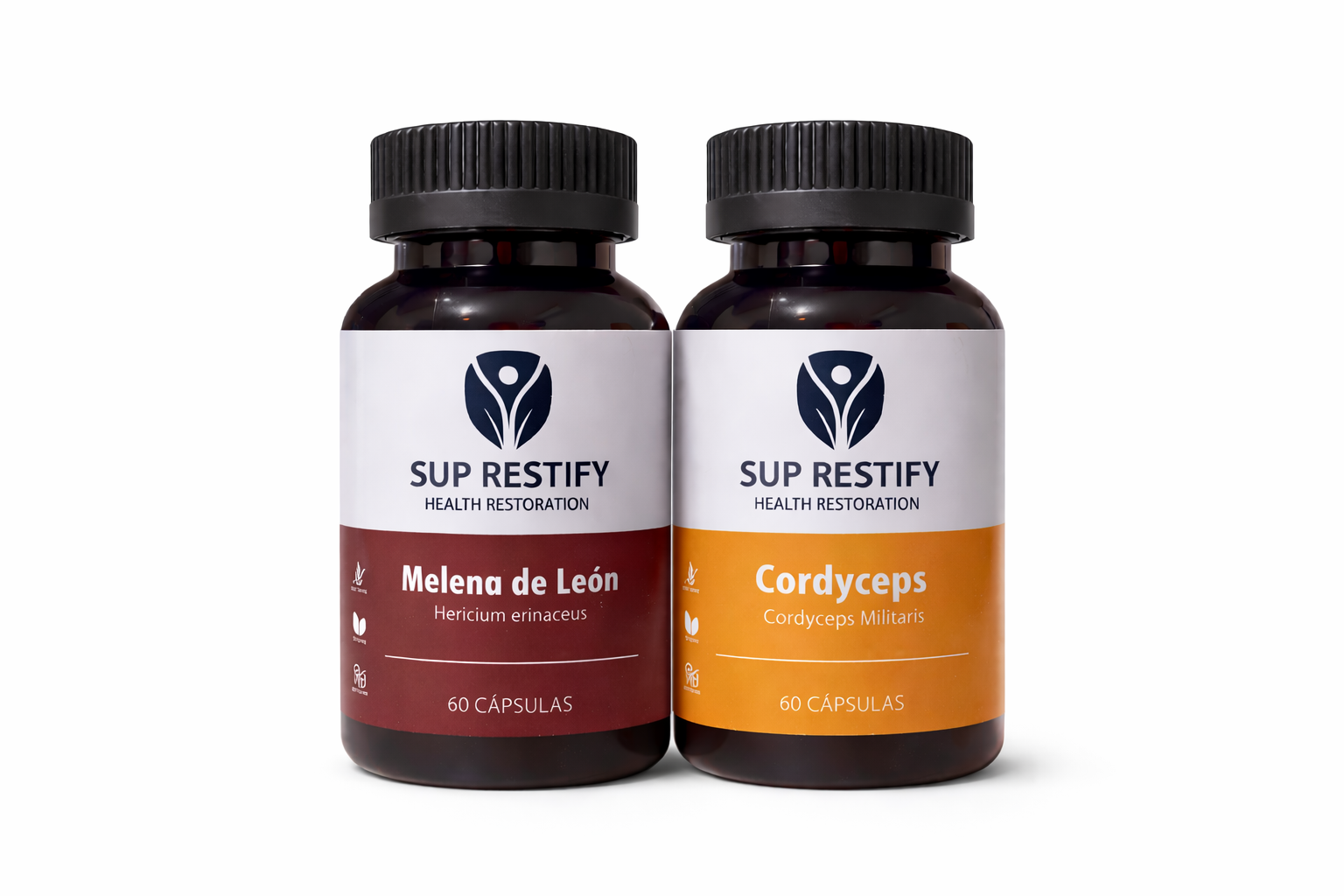 Melena de León + Cordyceps - 60 cápsulas "Energía & Enfoque"