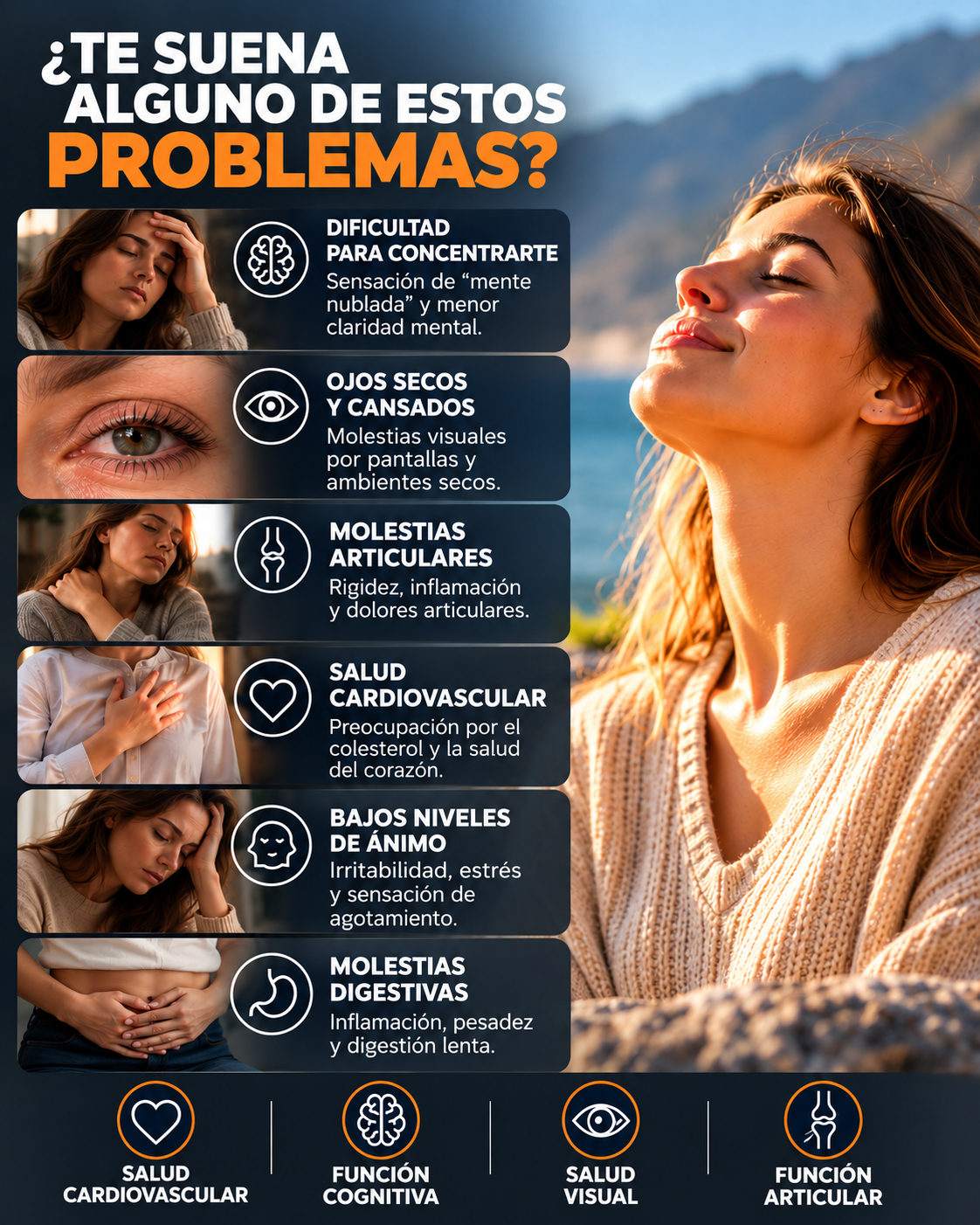 Omega 3 · 800 mg EPA + 400 mg DHA por dosis – 60 cápsulas softgel